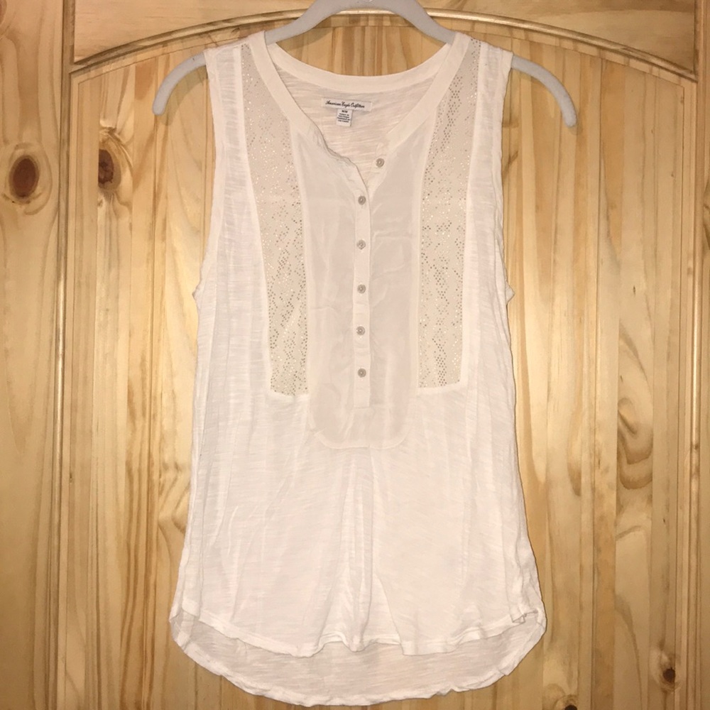 American Eagle NWOT white tank top